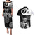 Custom New Zealand Silver Fern Rugby Couples Matching Puletasi Dress and Hawaiian Shirt Go Champions NZ All Black Maori Koru - Wonder Print Shop