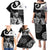 Custom New Zealand Silver Fern Rugby Family Matching Puletasi Dress and Hawaiian Shirt Go Champions NZ All Black Maori Koru - Wonder Print Shop