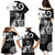 Custom New Zealand Silver Fern Rugby Family Matching Puletasi Dress and Hawaiian Shirt Go Champions NZ All Black Maori Koru - Wonder Print Shop