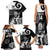 Custom New Zealand Silver Fern Rugby Family Matching Tank Maxi Dress and Hawaiian Shirt Go Champions NZ All Black Maori Koru - Wonder Print Shop