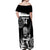 Custom New Zealand Silver Fern Rugby Off Shoulder Maxi Dress Go Champions NZ All Black Maori Koru - Wonder Print Shop