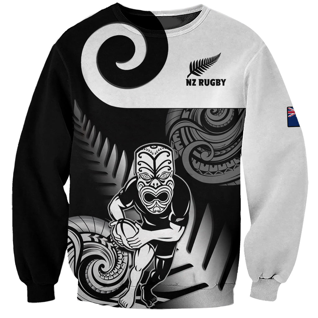 Custom New Zealand Silver Fern Rugby Sweatshirt Go Champions NZ All Black Maori Koru - Wonder Print Shop