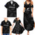 New Zealand Silver Fern Rugby Family Matching Summer Maxi Dress and Hawaiian Shirt 2023 Go Aotearoa Champions World Cup - Wonder Print Shop