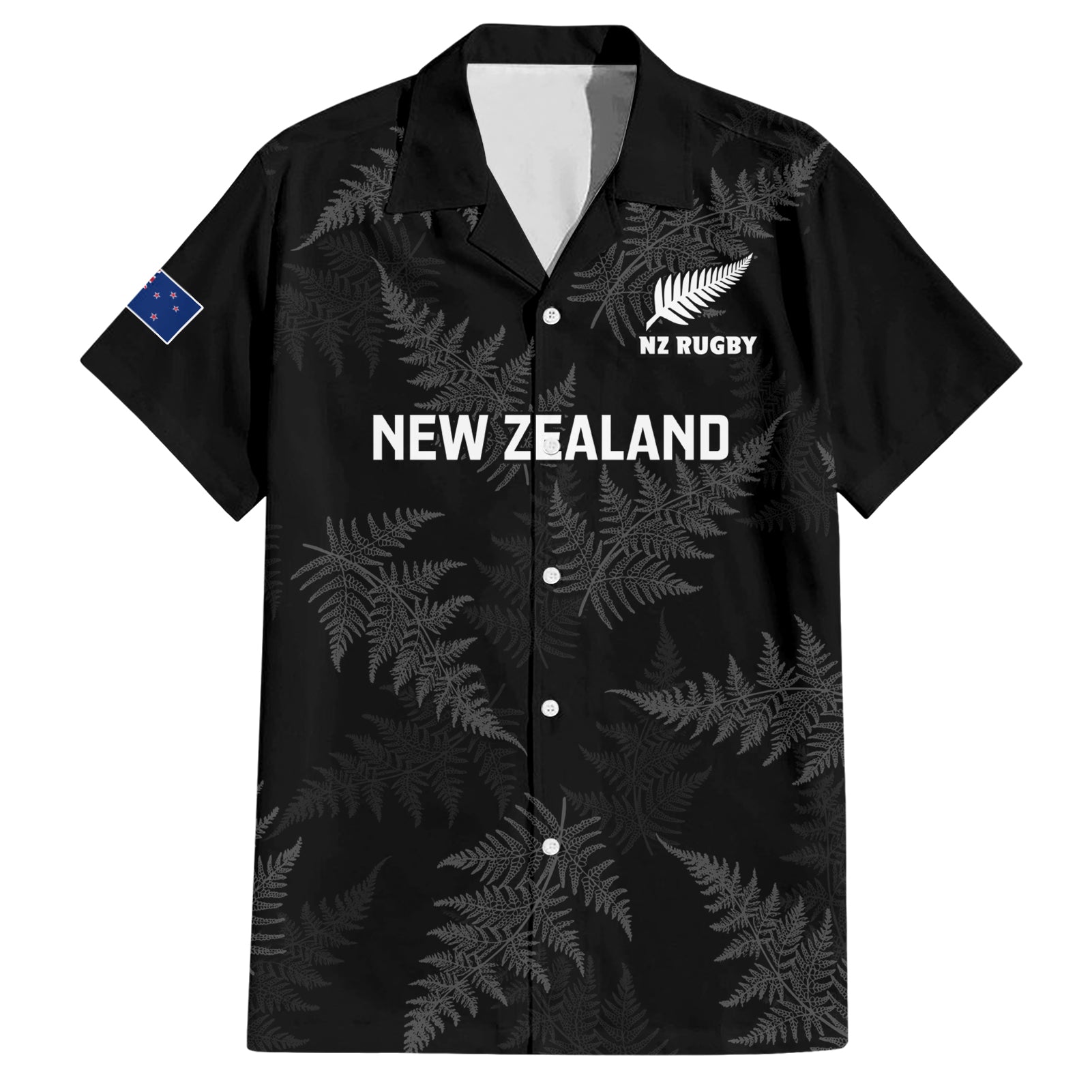 New Zealand Silver Fern Rugby Hawaiian Shirt 2023 Go Aotearoa Champions World Cup - Wonder Print Shop