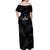 New Zealand Silver Fern Rugby Off Shoulder Maxi Dress 2023 Go Aotearoa Champions World Cup - Wonder Print Shop