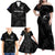 Custom New Zealand Silver Fern Rugby Family Matching Off Shoulder Maxi Dress and Hawaiian Shirt 2023 Go Aotearoa Champions World Cup - Wonder Print Shop