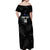 Custom New Zealand Silver Fern Rugby Off Shoulder Maxi Dress 2023 Go Aotearoa Champions World Cup - Wonder Print Shop