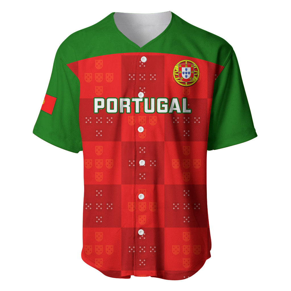 Portugal Rugby Baseball Jersey Go Wolves Mix Coat Of Arms - Wonder Print Shop