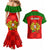 Portugal Rugby Couples Matching Mermaid Dress and Hawaiian Shirt Go Wolves Mix Coat Of Arms - Wonder Print Shop