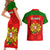 Portugal Rugby Couples Matching Short Sleeve Bodycon Dress and Hawaiian Shirt Go Wolves Mix Coat Of Arms - Wonder Print Shop