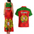 Portugal Rugby Couples Matching Tank Maxi Dress and Hawaiian Shirt Go Wolves Mix Coat Of Arms - Wonder Print Shop