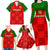 Portugal Rugby Family Matching Long Sleeve Bodycon Dress and Hawaiian Shirt Go Wolves Mix Coat Of Arms - Wonder Print Shop