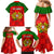 Portugal Rugby Family Matching Mermaid Dress and Hawaiian Shirt Go Wolves Mix Coat Of Arms - Wonder Print Shop