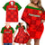 Portugal Rugby Family Matching Off Shoulder Short Dress and Hawaiian Shirt Go Wolves Mix Coat Of Arms - Wonder Print Shop