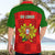 Portugal Rugby Hawaiian Shirt Go Wolves Mix Coat Of Arms - Wonder Print Shop