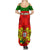 Portugal Rugby Summer Maxi Dress Go Wolves Mix Coat Of Arms - Wonder Print Shop