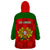 Portugal Rugby Wearable Blanket Hoodie Go Wolves Mix Coat Of Arms - Wonder Print Shop