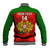 Custom Portugal Rugby Baseball Jacket Go Wolves Mix Coat Of Arms - Wonder Print Shop