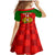 Custom Portugal Rugby Family Matching Mermaid Dress and Hawaiian Shirt Go Wolves Mix Coat Of Arms - Wonder Print Shop