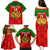 Custom Portugal Rugby Family Matching Puletasi Dress and Hawaiian Shirt Go Wolves Mix Coat Of Arms - Wonder Print Shop