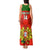 Custom Portugal Rugby Tank Maxi Dress Go Wolves Mix Coat Of Arms - Wonder Print Shop