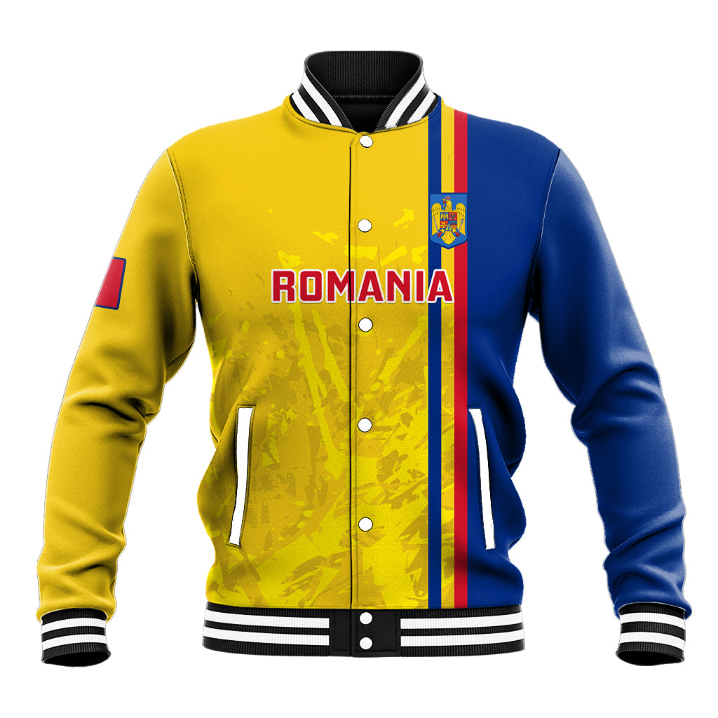 Romania Rugby Baseball Jacket Go The Oaks Grunge Style - Wonder Print Shop