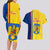 Romania Rugby Couples Matching Long Sleeve Bodycon Dress and Hawaiian Shirt Go The Oaks Grunge Style - Wonder Print Shop