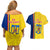 Romania Rugby Couples Matching Off Shoulder Short Dress and Hawaiian Shirt Go The Oaks Grunge Style - Wonder Print Shop