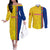 romania-rugby-couples-matching-off-the-shoulder-long-sleeve-dress-and-long-sleeve-button-shirts-go-the-oaks-grunge-style