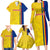 Romania Rugby Family Matching Long Sleeve Bodycon Dress and Hawaiian Shirt Go The Oaks Grunge Style - Wonder Print Shop