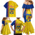 Romania Rugby Family Matching Mermaid Dress and Hawaiian Shirt Go The Oaks Grunge Style - Wonder Print Shop