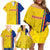 Romania Rugby Family Matching Off Shoulder Short Dress and Hawaiian Shirt Go The Oaks Grunge Style - Wonder Print Shop