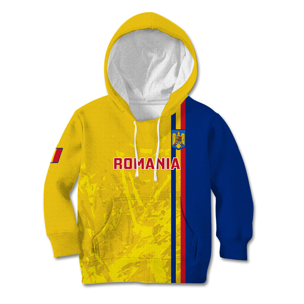 Romania Rugby Kid Hoodie Go The Oaks Grunge Style - Wonder Print Shop