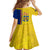 Romania Rugby Kid Short Sleeve Dress Go The Oaks Grunge Style - Wonder Print Shop