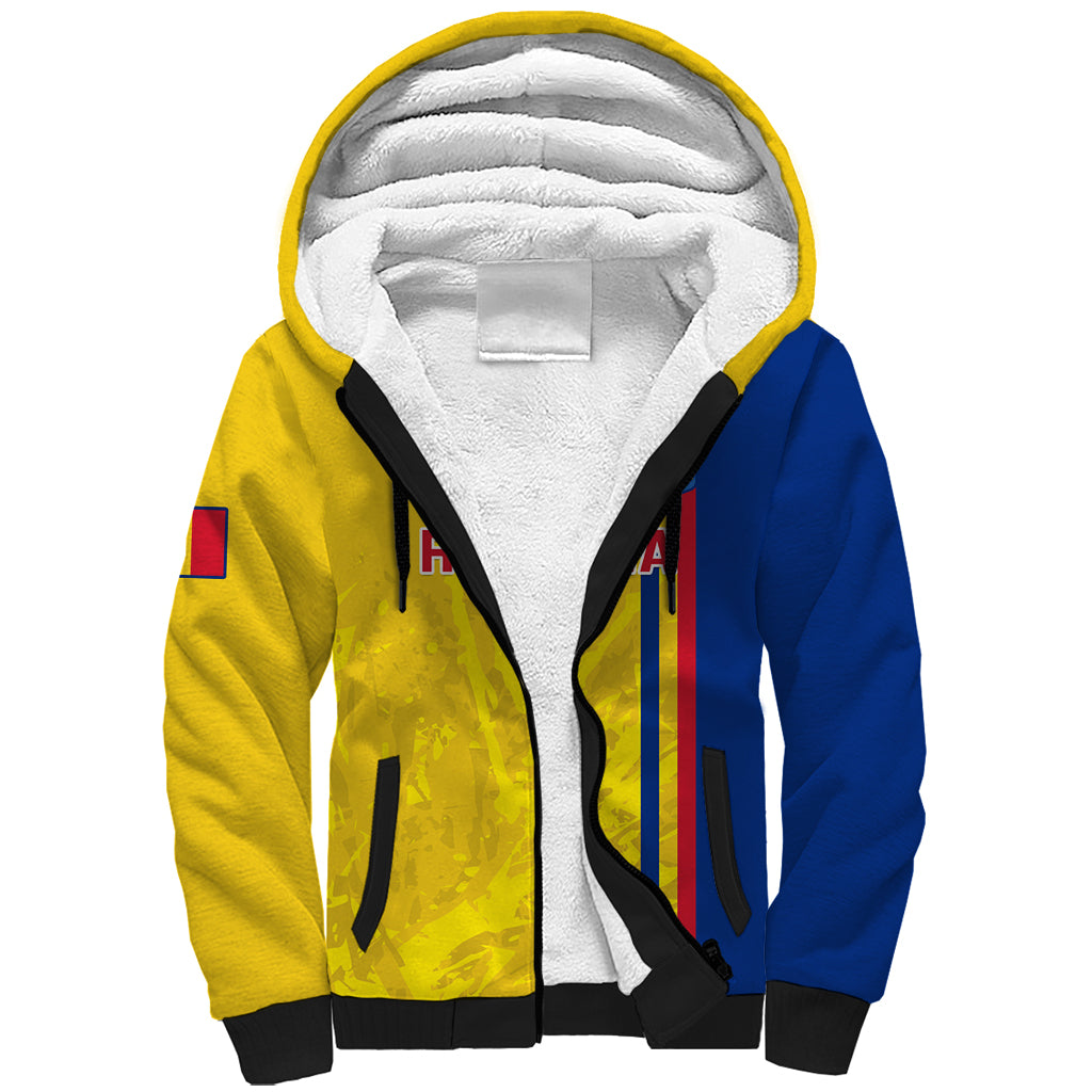 Romania Rugby Sherpa Hoodie Go The Oaks Grunge Style - Wonder Print Shop