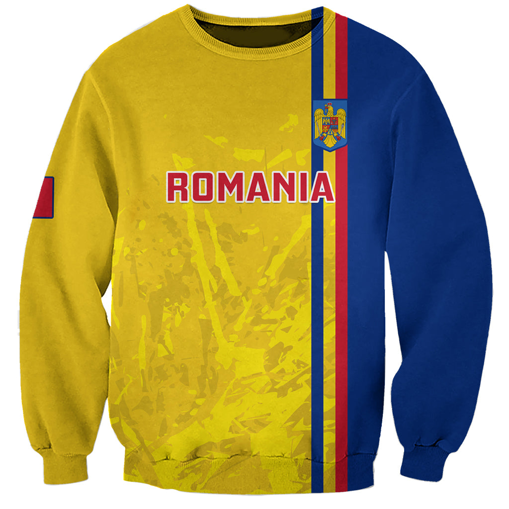 Romania Rugby Sweatshirt Go The Oaks Grunge Style - Wonder Print Shop