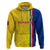 Custom Romania Rugby Hoodie Go The Oaks Grunge Style - Wonder Print Shop