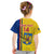 Custom Romania Rugby Kid T Shirt Go The Oaks Grunge Style - Wonder Print Shop