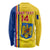 Custom Romania Rugby Long Sleeve Shirt Go The Oaks Grunge Style - Wonder Print Shop