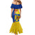 Custom Romania Rugby Mermaid Dress Go The Oaks Grunge Style - Wonder Print Shop