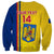 Custom Romania Rugby Sweatshirt Go The Oaks Grunge Style - Wonder Print Shop