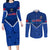 Samoa Rugby Couples Matching Long Sleeve Bodycon Dress and Long Sleeve Button Shirts 2023 Go Manu Samoa - Wonder Print Shop