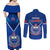 Samoa Rugby Couples Matching Off Shoulder Maxi Dress and Long Sleeve Button Shirts 2023 Go Manu Samoa - Wonder Print Shop