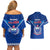 Samoa Rugby Couples Matching Off Shoulder Short Dress and Hawaiian Shirt 2023 Go Manu Samoa - Wonder Print Shop