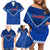 Samoa Rugby Family Matching Off Shoulder Short Dress and Hawaiian Shirt 2023 Go Manu Samoa - Wonder Print Shop