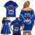 Samoa Rugby Family Matching Off Shoulder Short Dress and Hawaiian Shirt 2023 Go Manu Samoa - Wonder Print Shop