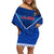 Samoa Rugby Family Matching Off Shoulder Short Dress and Hawaiian Shirt 2023 Go Manu Samoa - Wonder Print Shop