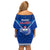 Samoa Rugby Family Matching Off Shoulder Short Dress and Hawaiian Shirt 2023 Go Manu Samoa - Wonder Print Shop