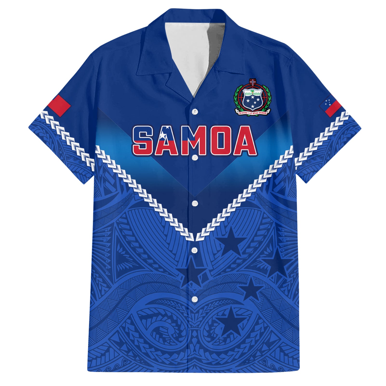 Samoa Rugby Hawaiian Shirt 2023 Go Manu Samoa - Wonder Print Shop