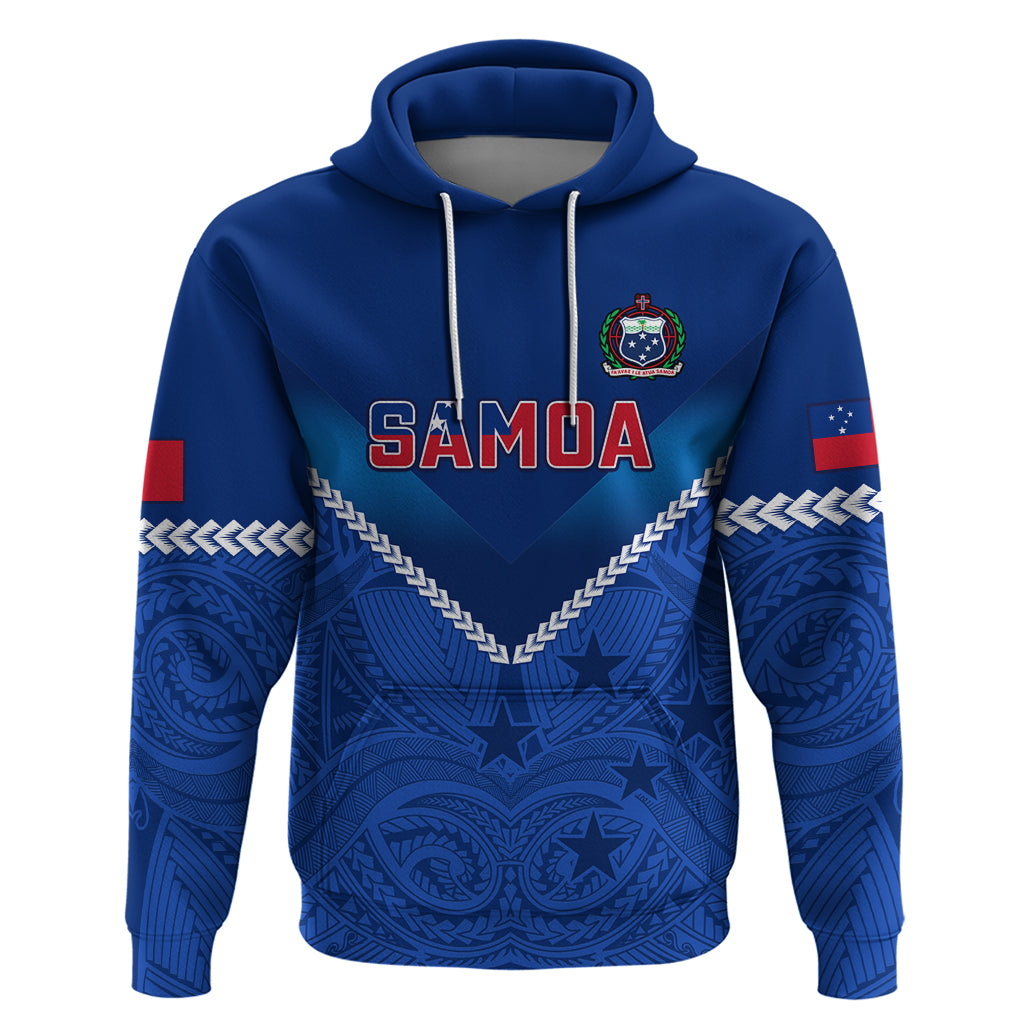 Samoa Rugby Hoodie 2023 Go Manu Samoa - Wonder Print Shop